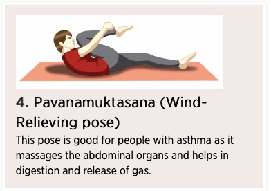 Yoga pose for Asthma