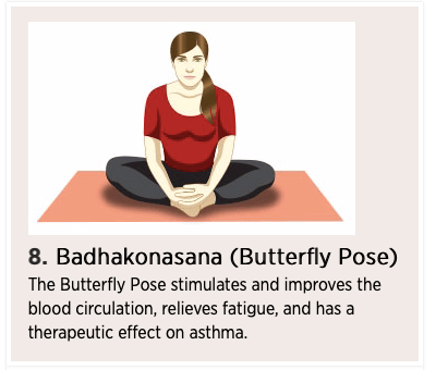 Yoga pose for Asthma