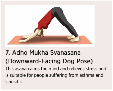 Yoga pose for Asthma